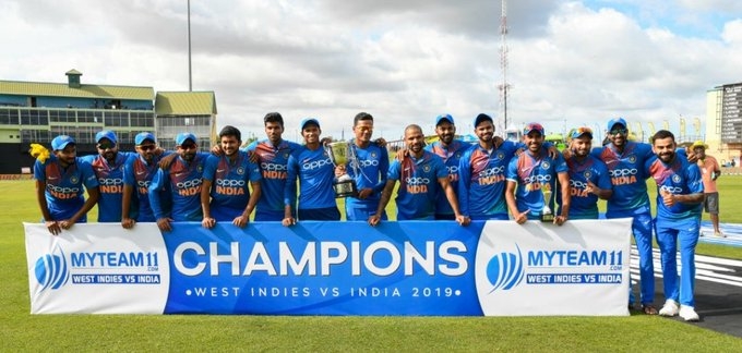 Kohli, Pant score fifties as India complete series sweep |
